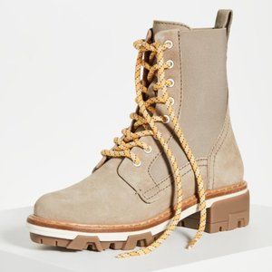 Rag & Bone - Shiloh Combat Boot - Suede - Light Sand